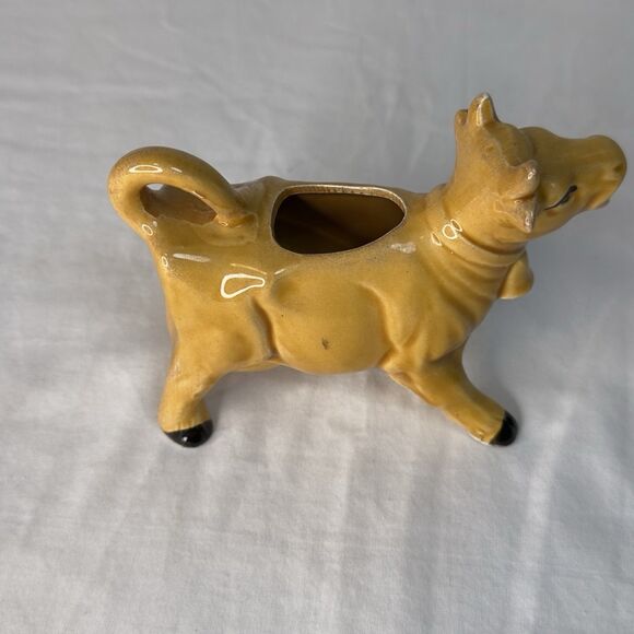 Vintage Florida Souvenir Figure‎ Cow Shaped Creamer Souvenir Tourist 1950's - Picture 3 of 7